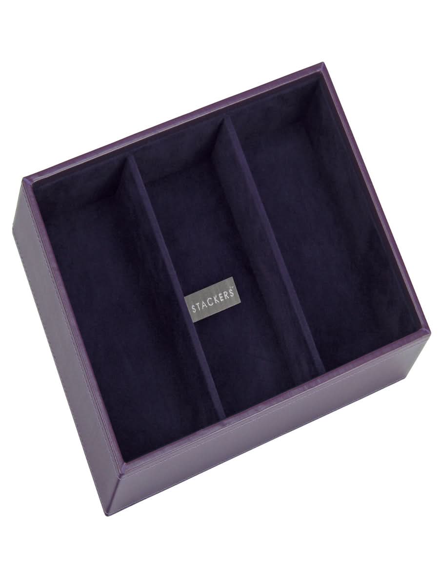 Stackers Horloge & Accessoirelaag voor Klassieke Juwelendoos Paars - Mystackers