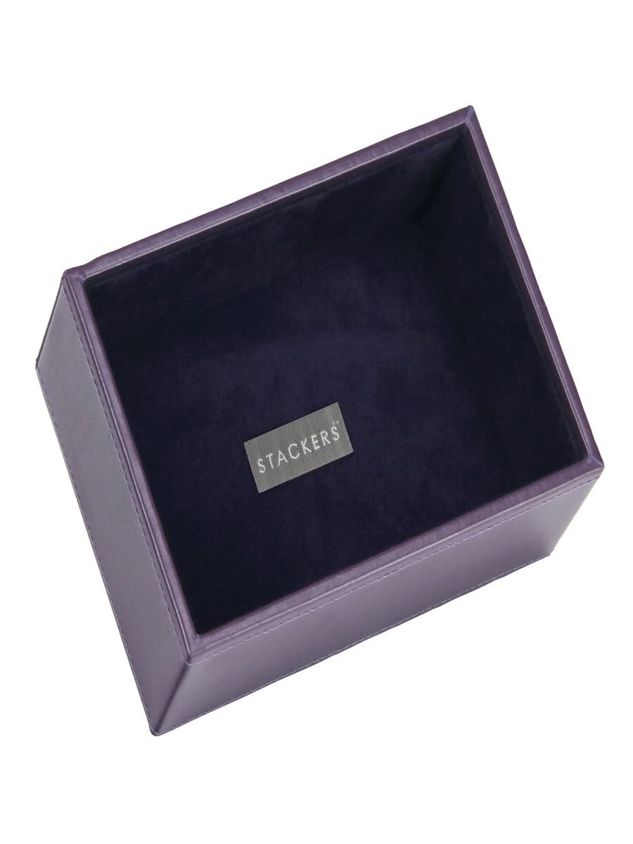 Stackers diepe Sieradenlaag voor Mini Juwelendoos Paars - Mystackers