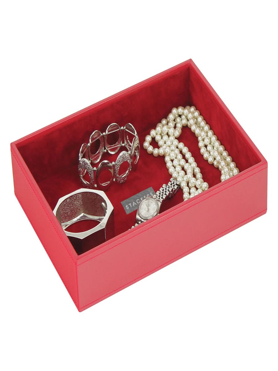 Stackers Horloge & Accessoirelaag voor Klassieke Juwelendoos Rood - Mystackers