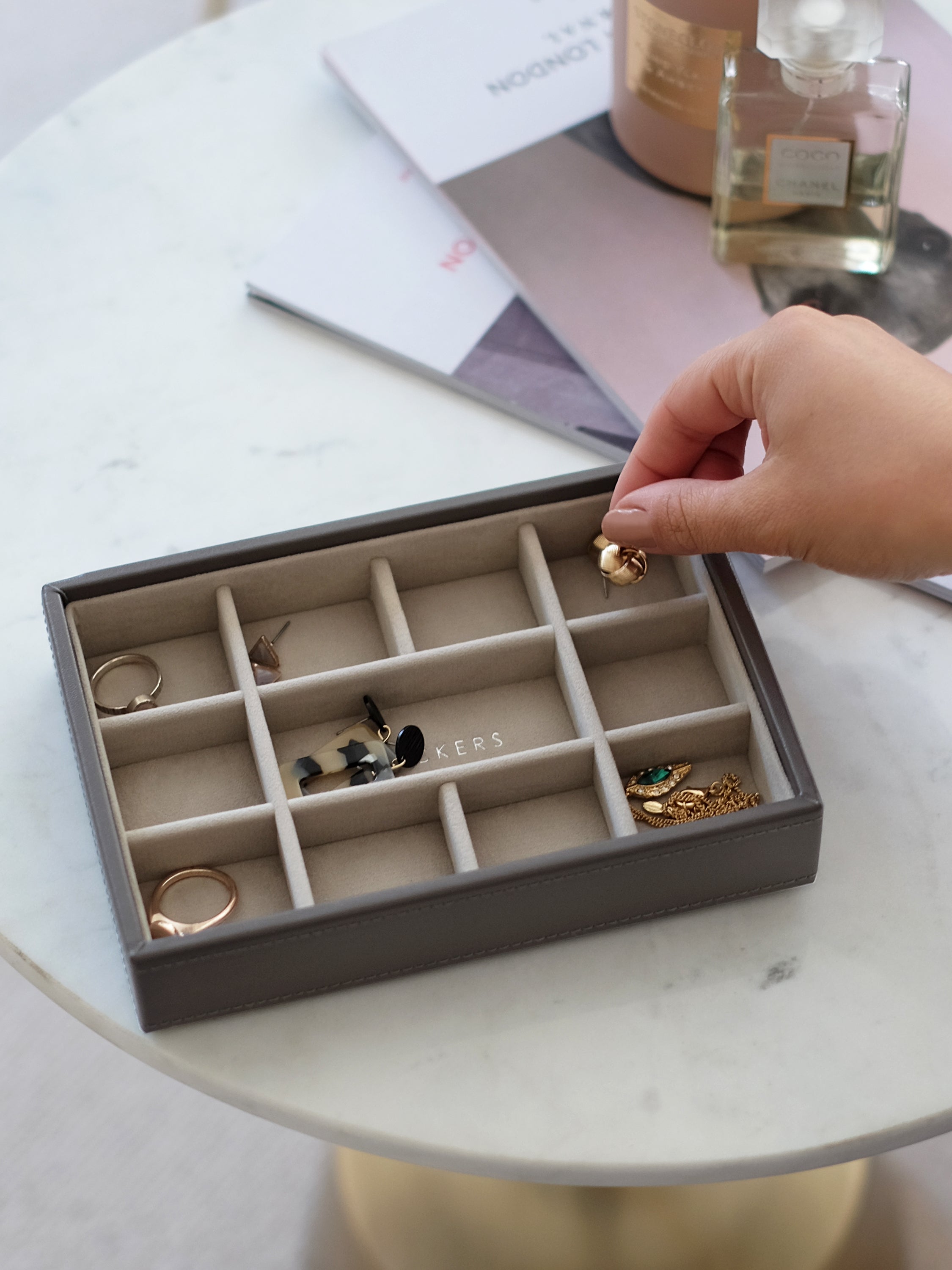 Stackers Mini Compartiment à bijoux marron doux