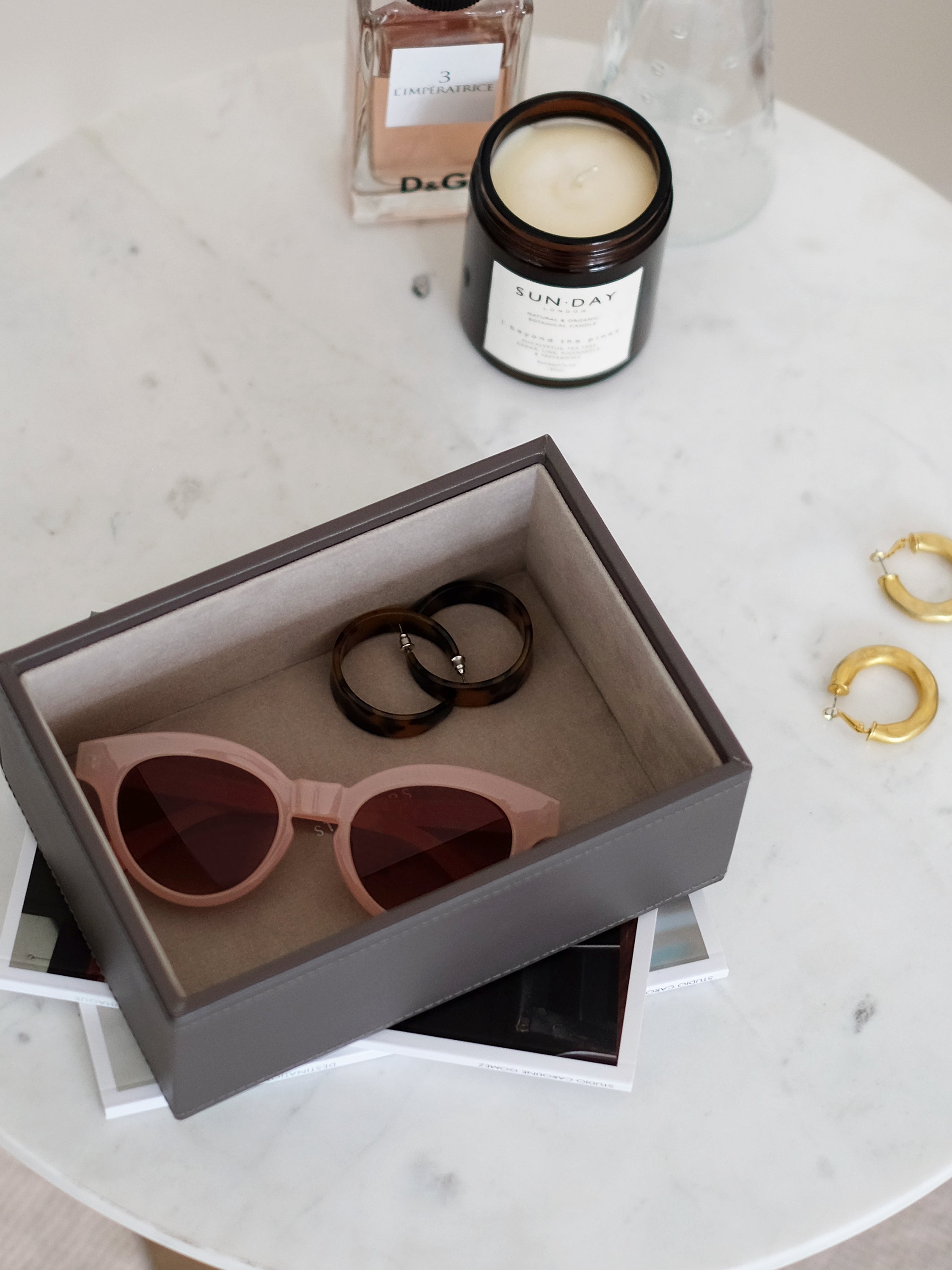 Stackers Mini Compartiment montre & accessoires marron doux