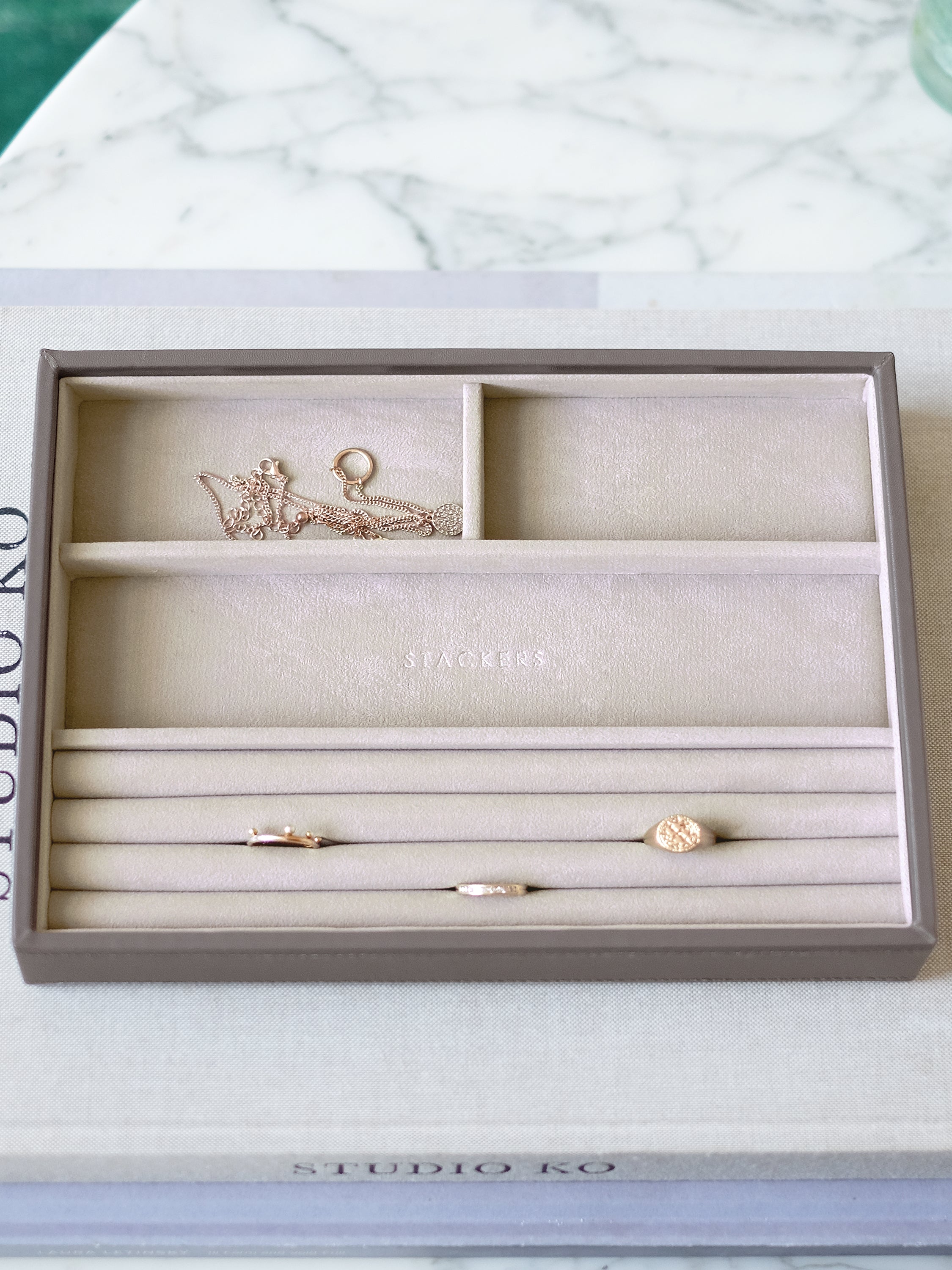 Stackers Ring & Bracelet Layer for Classic Jewellery Box Mink