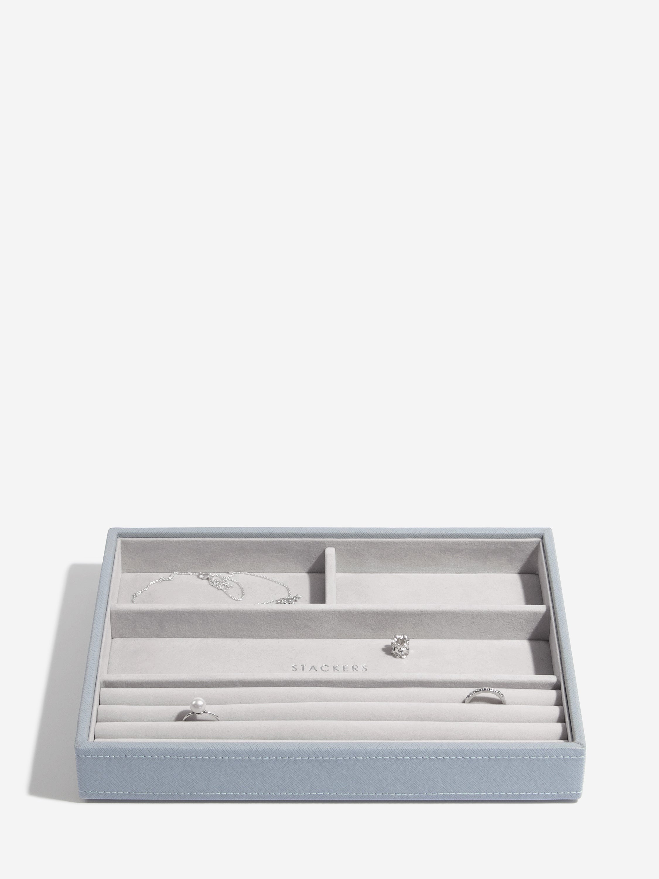 Stackers Ring & Bracelet Layer for Classic Jewellery Box Blue