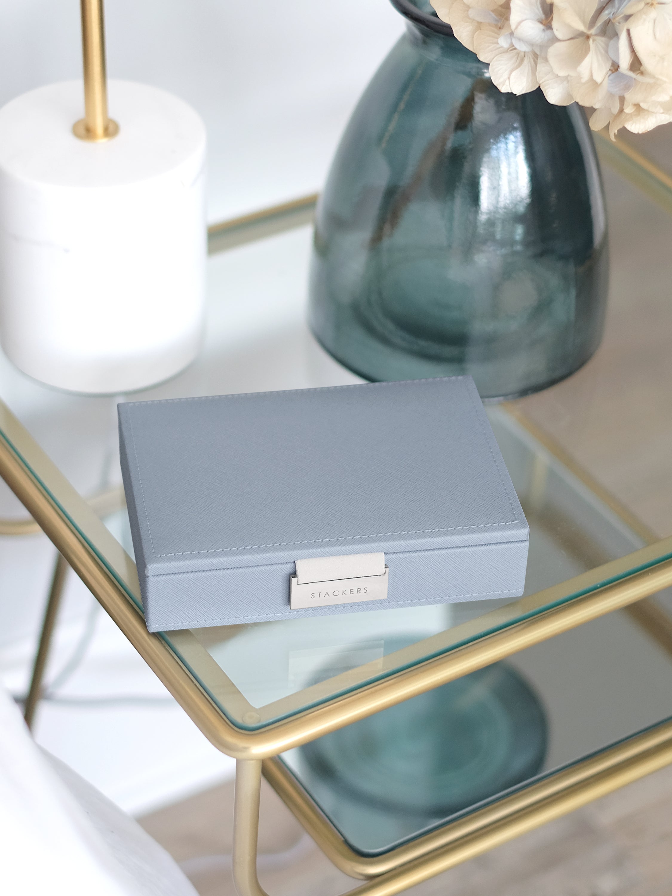 Stackers Couvercle pour Mini Boîte à Bijoux Bleu