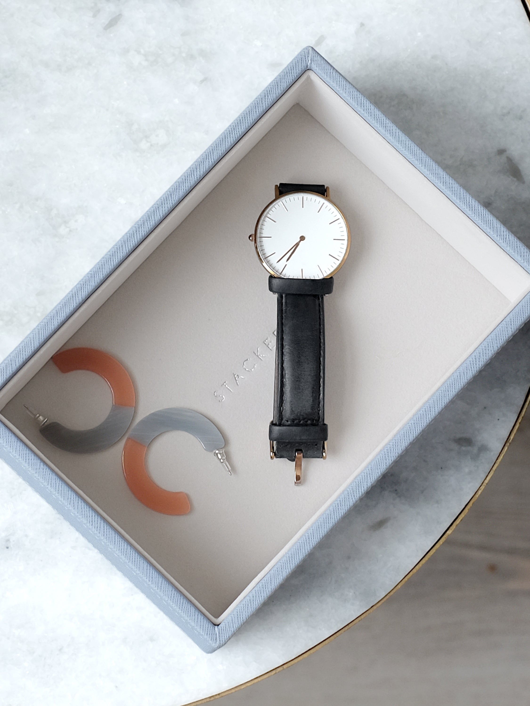 Stackers Mini Compartiment montre et accessoires Bleu