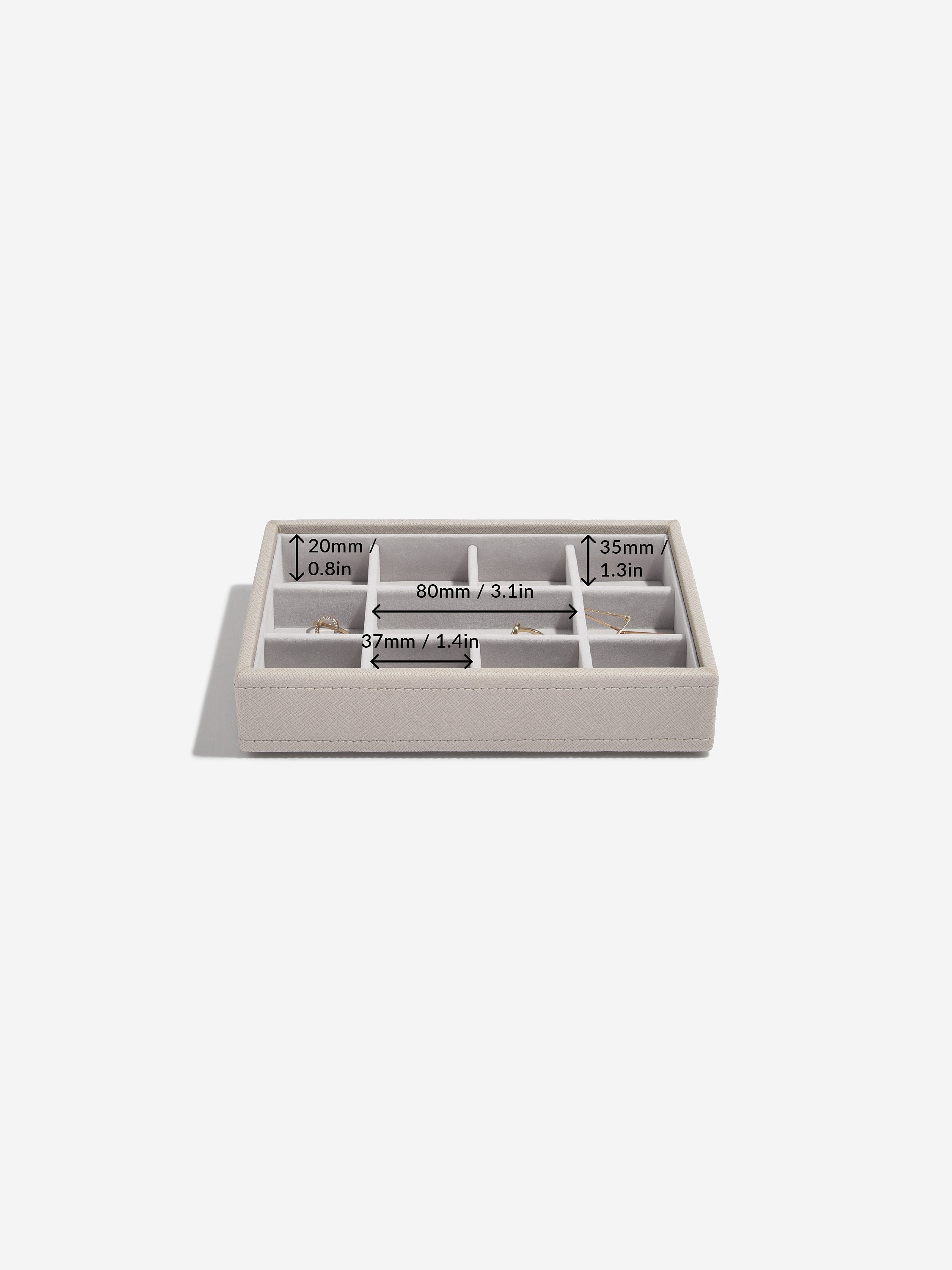 Stackers Mini Compartiment à bijoux taupe