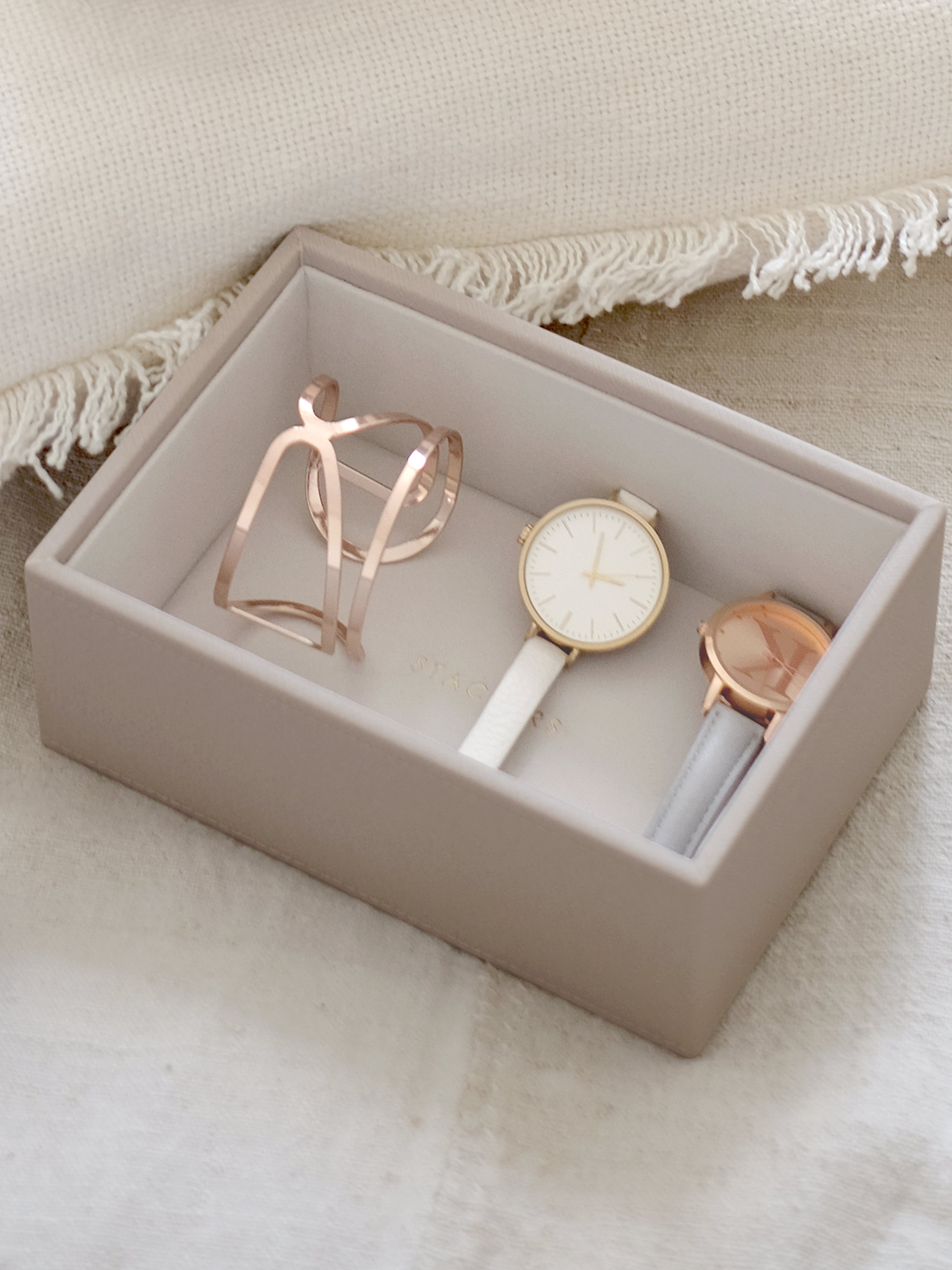 Stackers Mini Compartiment Montre & Accessoires Taupe