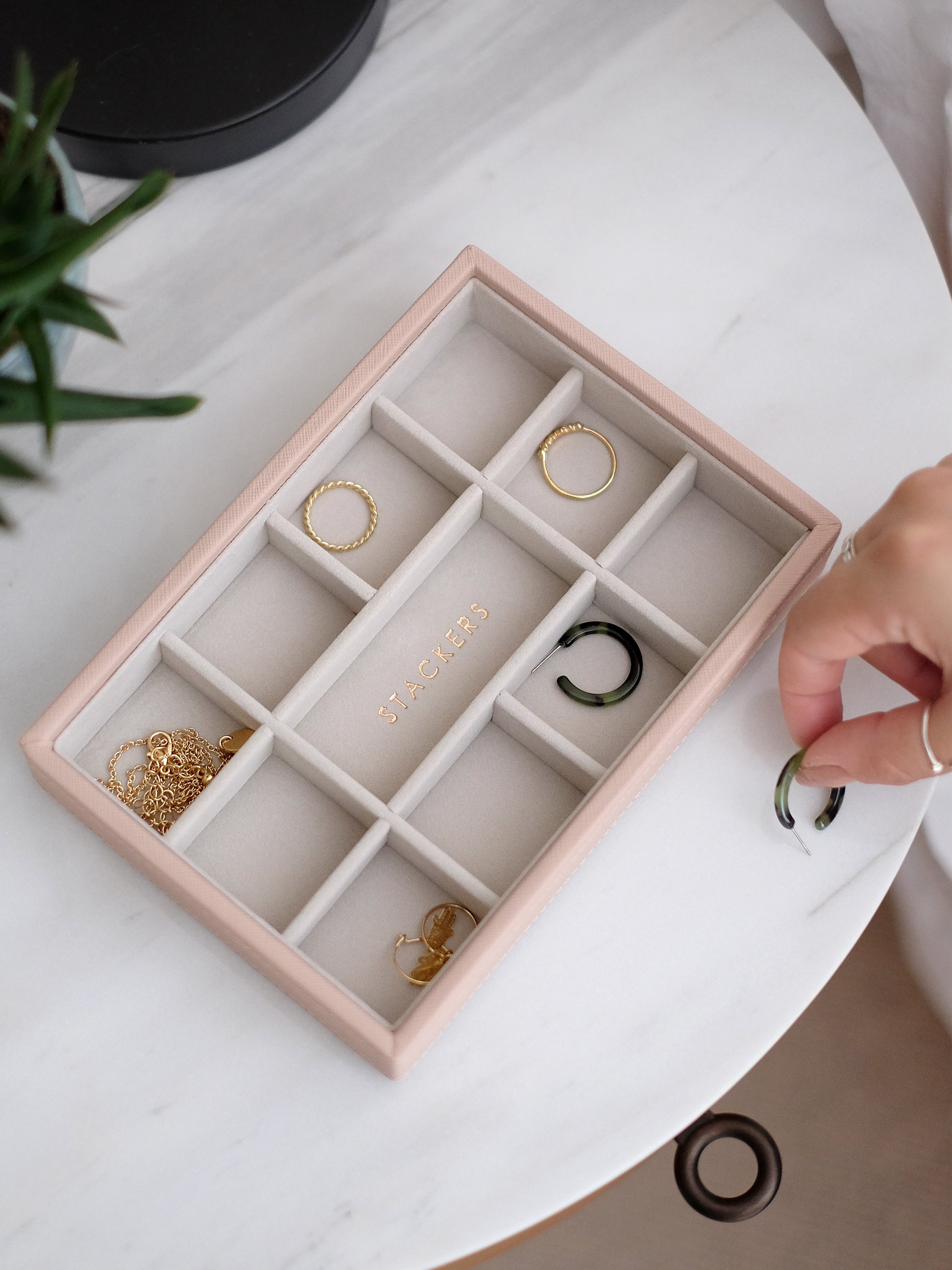 Stackers Mini Compartiment à bijoux rose