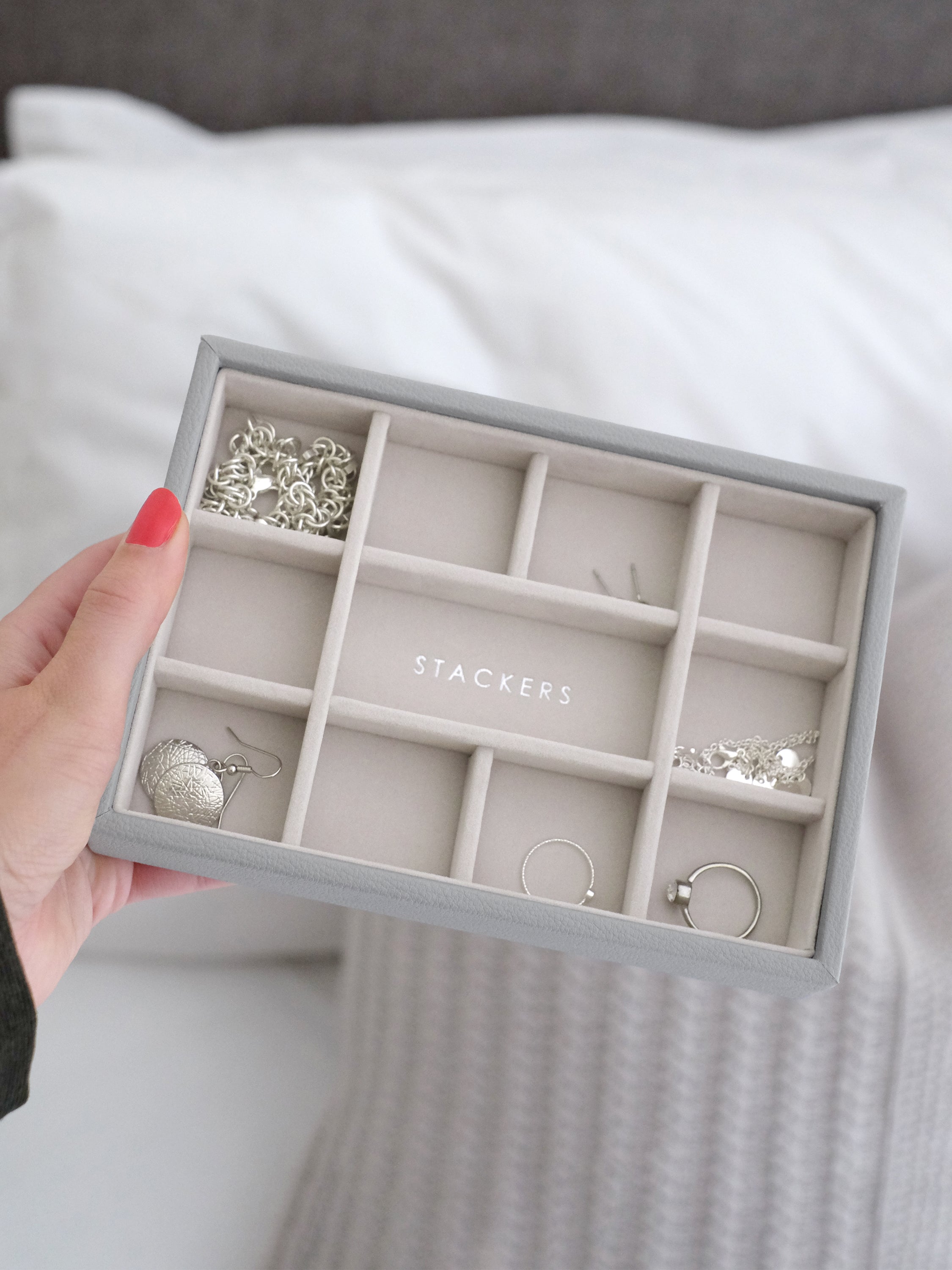 Stackers Mini Compartiment à bijoux gris