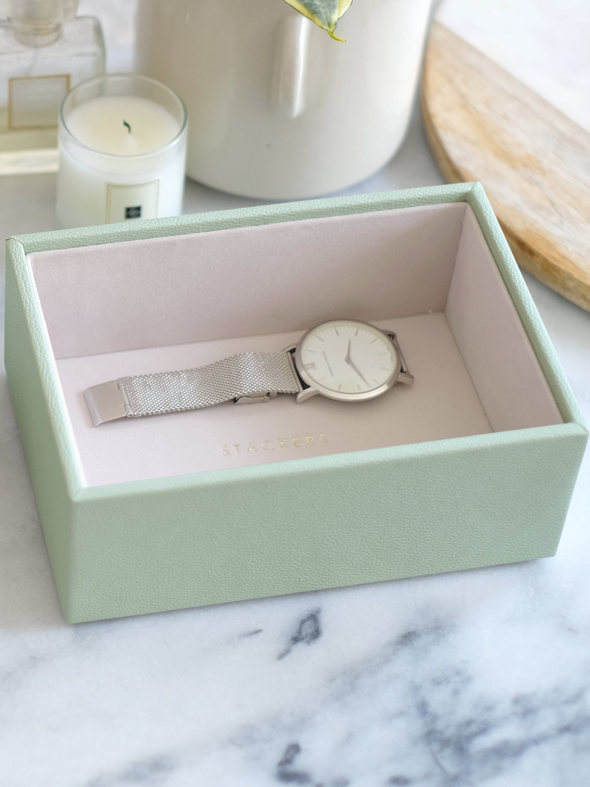 Stackers Mini Compartiment Montre & Accessoires Vert Sauge
