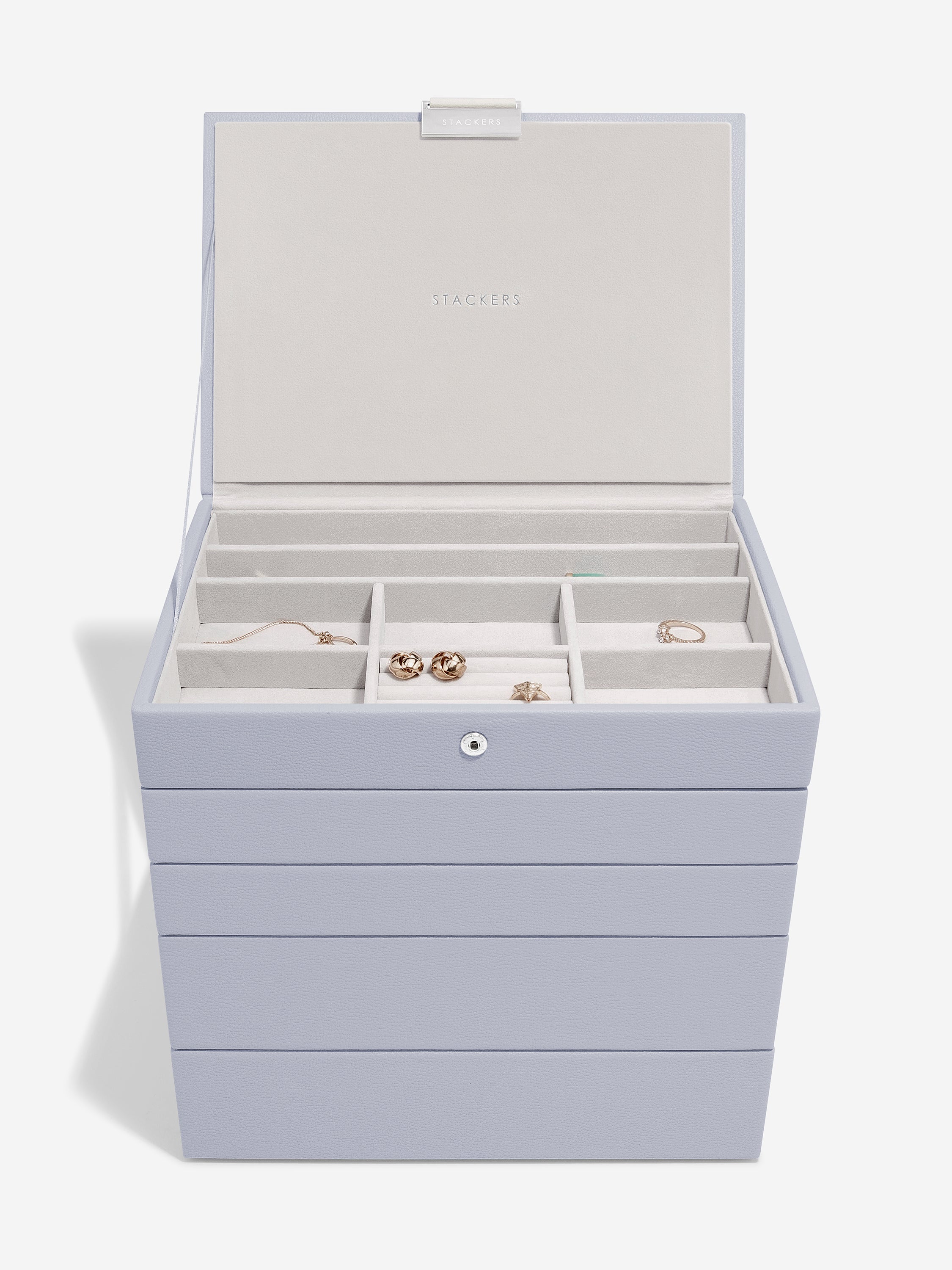 Stackers Classic Boîte à Bijoux Lot de 5 Lavande