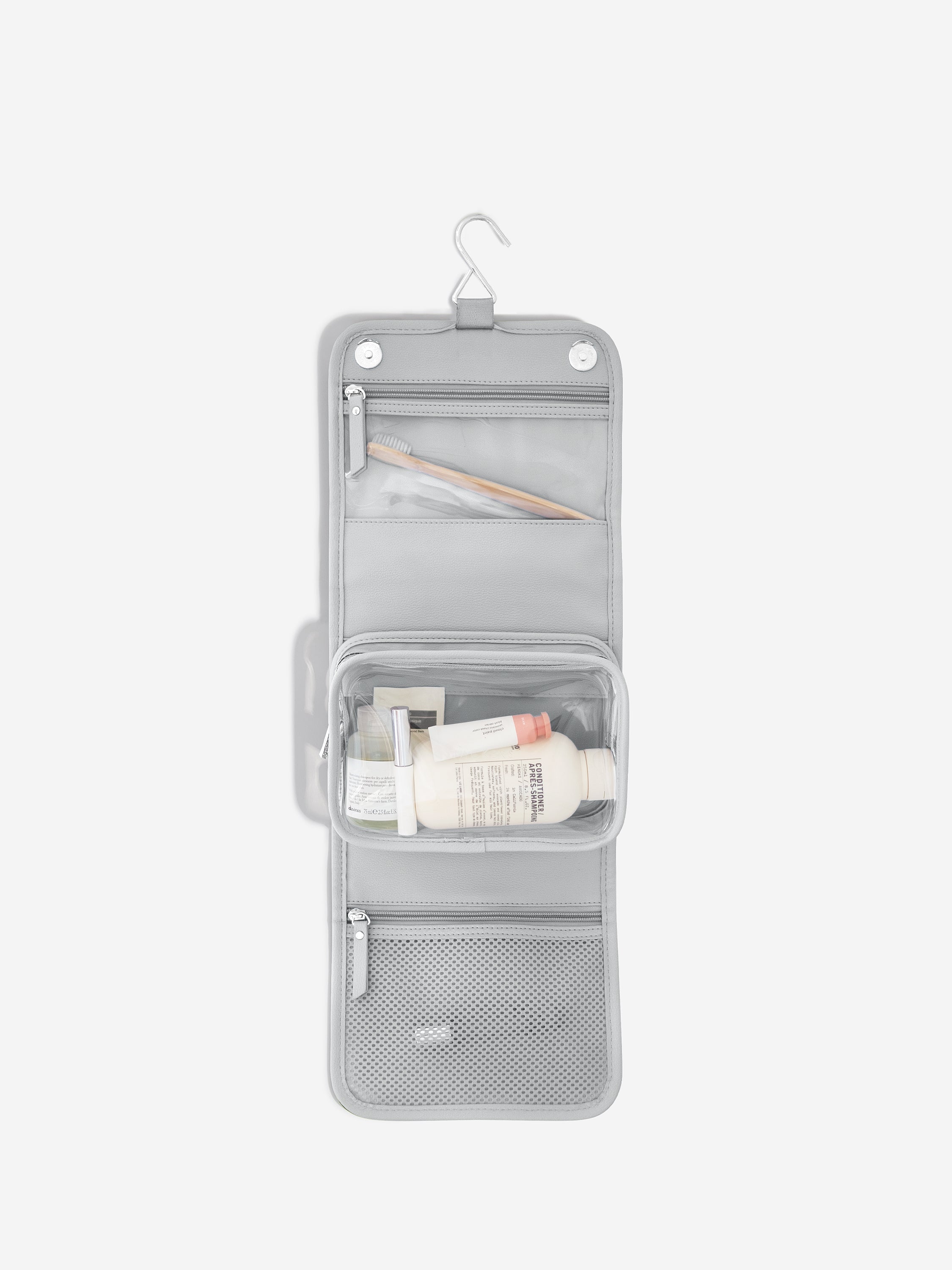 Stackers petite trousse de toilette suspendue Gris