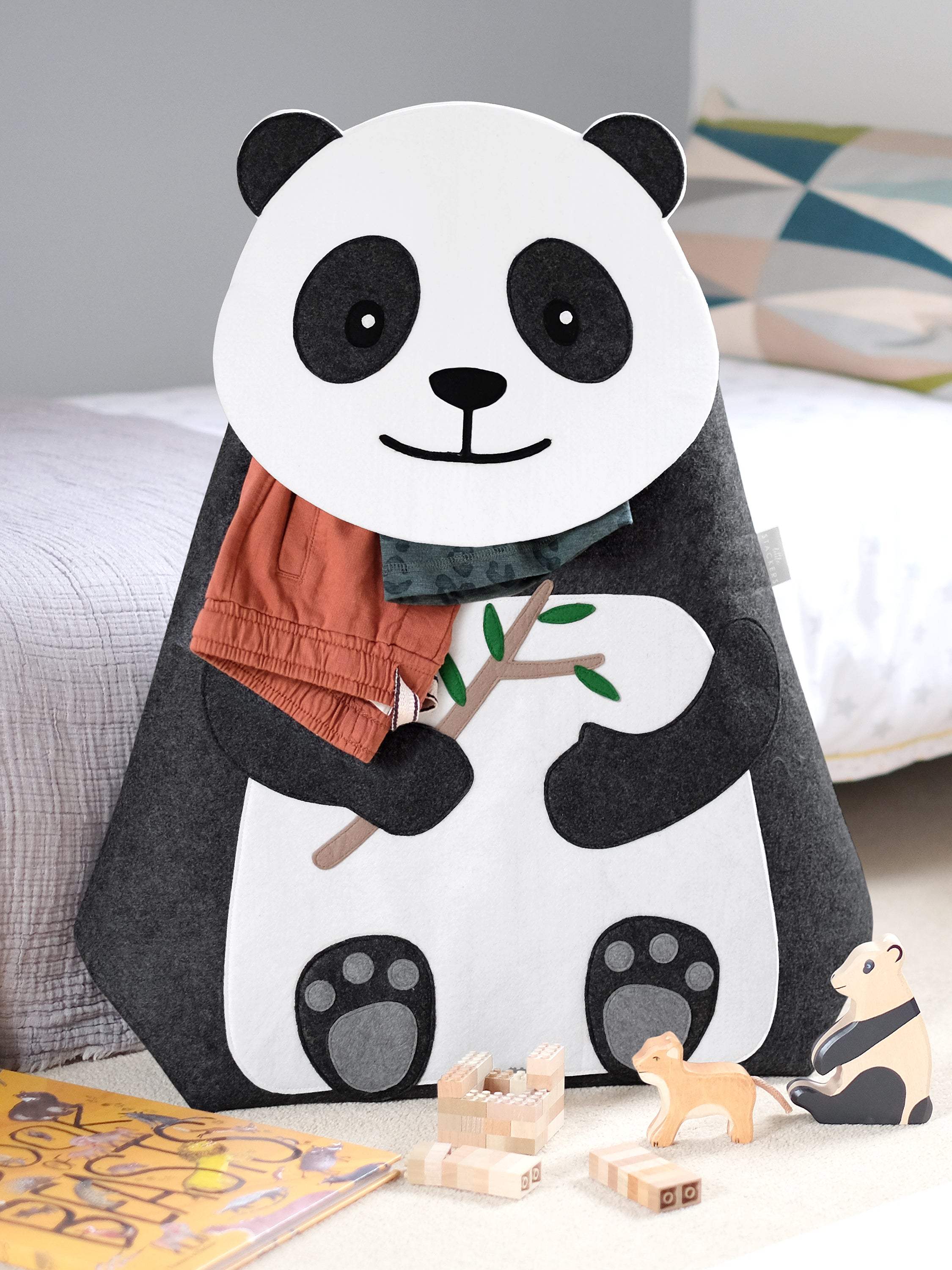 Little Stackers - Panier de rangement Panda
