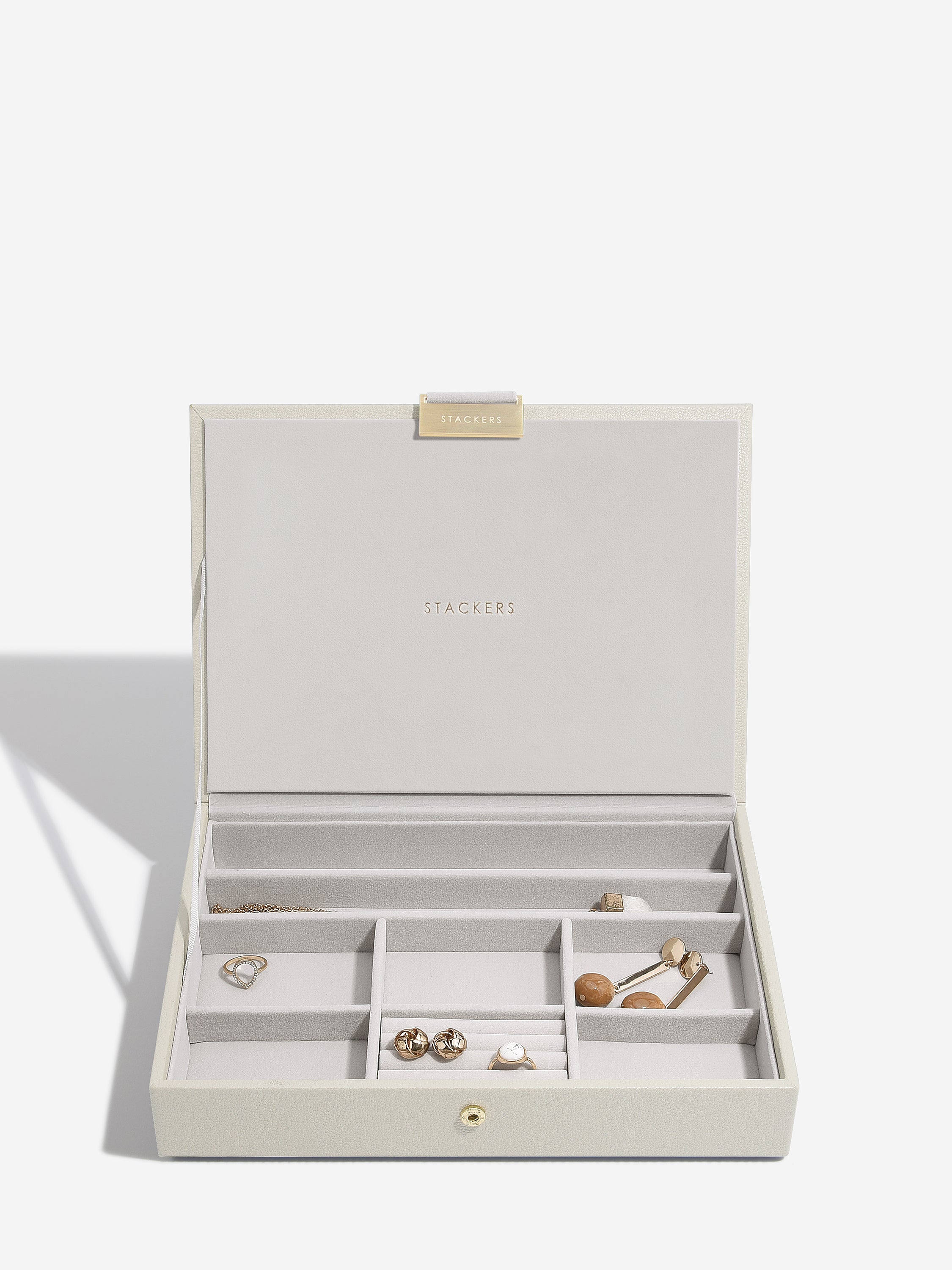 Stackers Classic Boîte à Bijoux Lot de 5 Avoine