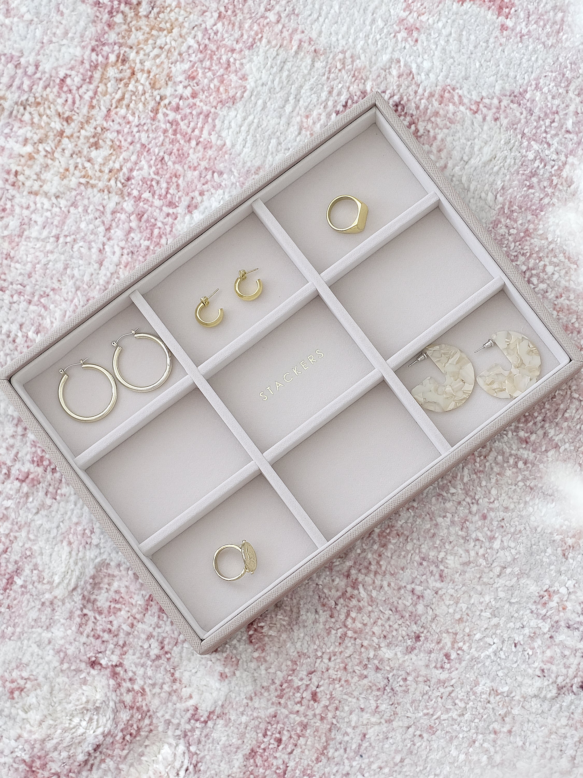 Stackers Compartiment standard pour boîte à bijoux classique Taupe