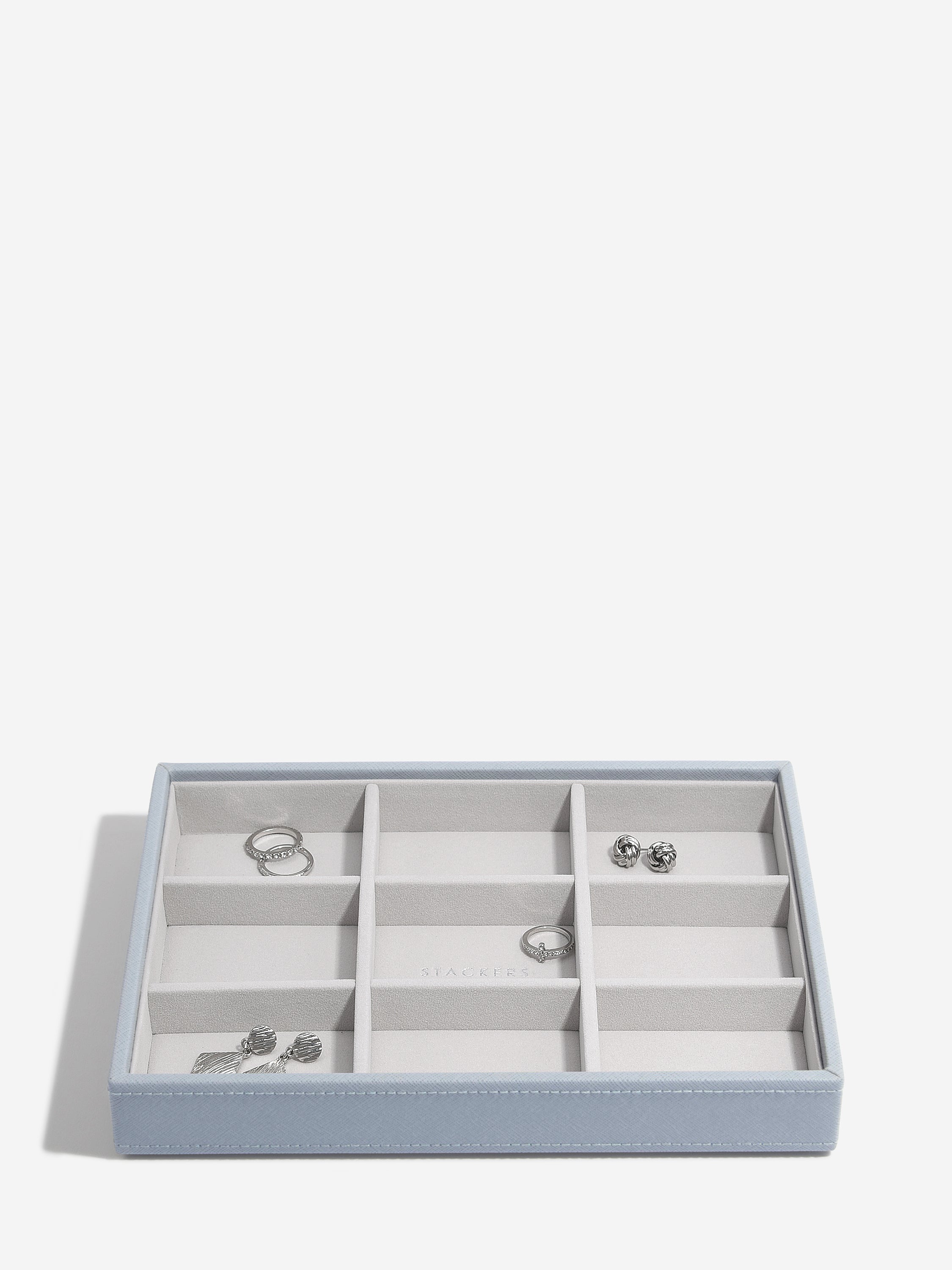 Stackers Standard Jewellery Layer for Classic Jewellery Box Blue