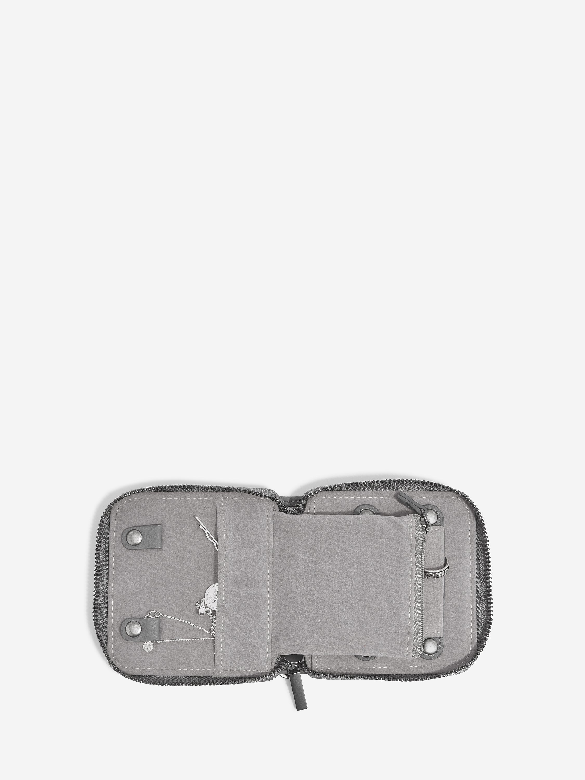 Stackers Compact Jewellery Roll Dark Grey
