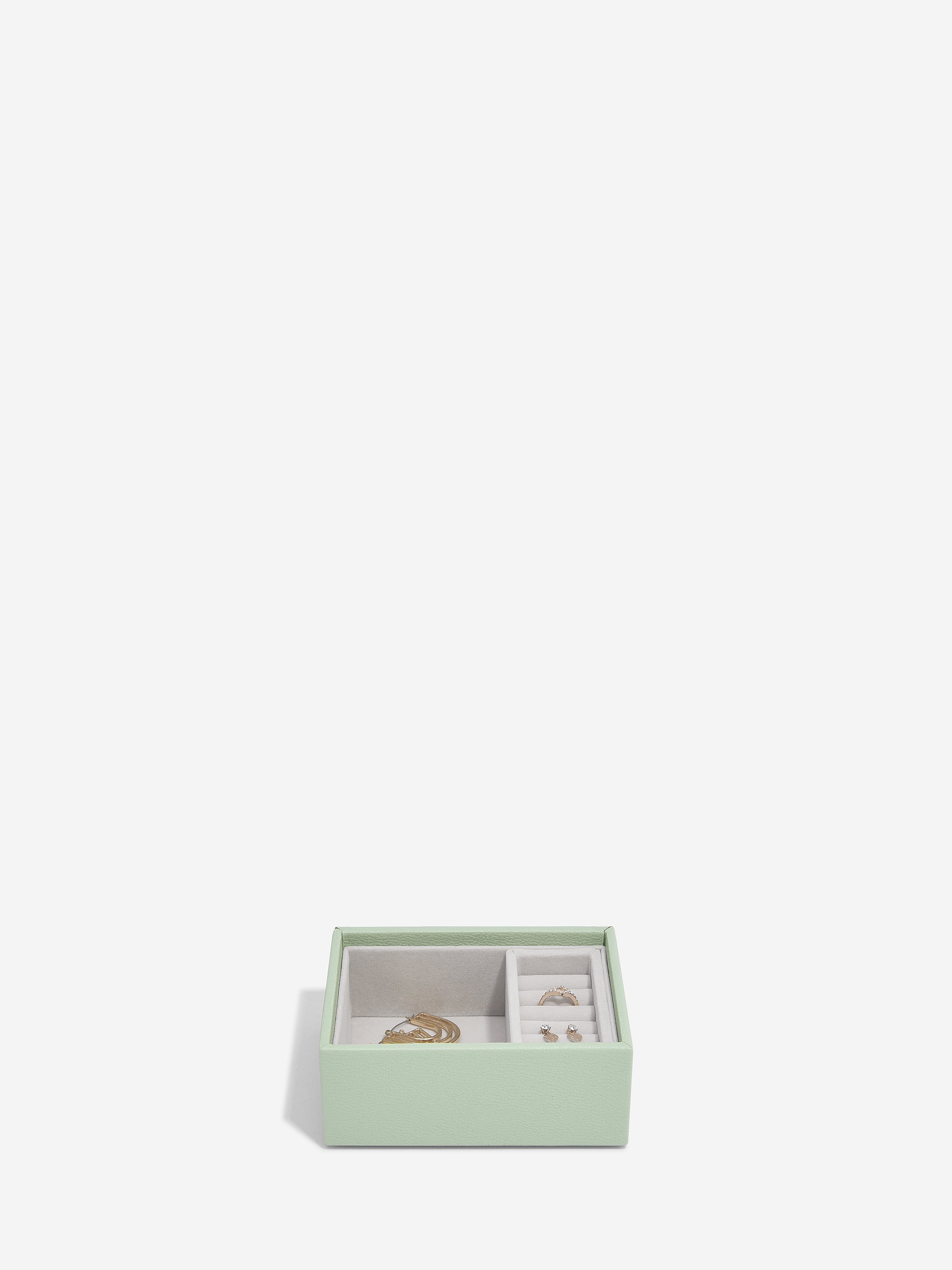 Stackers Micro Boîte à Bijoux Lot de 2 Vert Sauge
