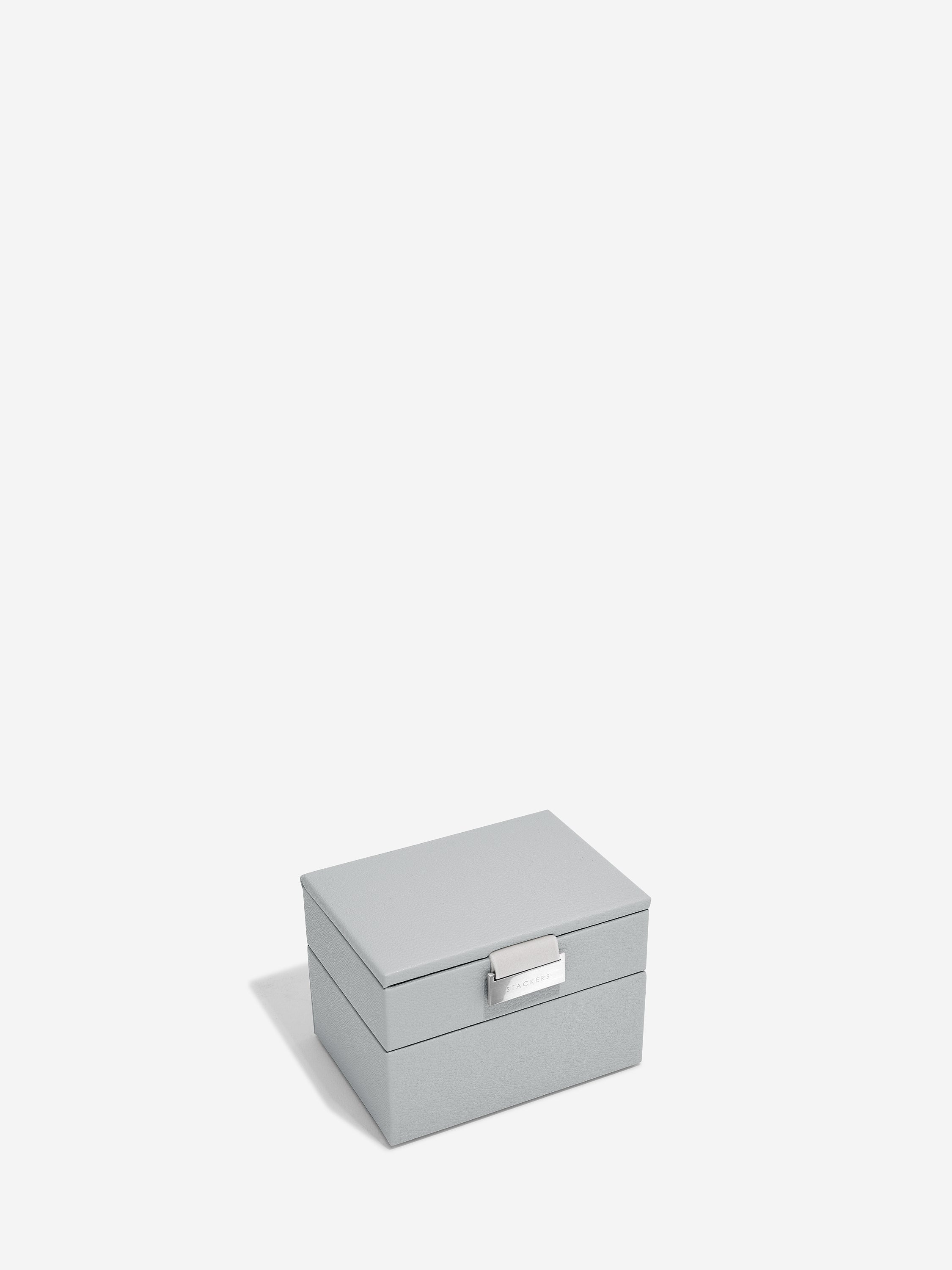 Stackers Micro Boîte à Bijoux Lot de 2 Gris