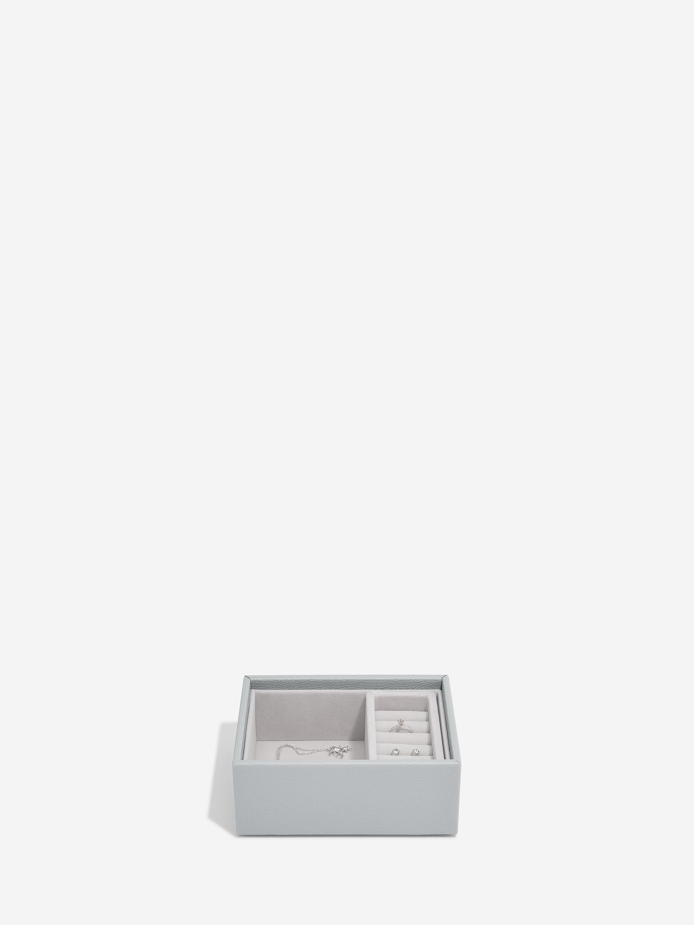 Stackers Micro Boîte à Bijoux Lot de 2 Gris