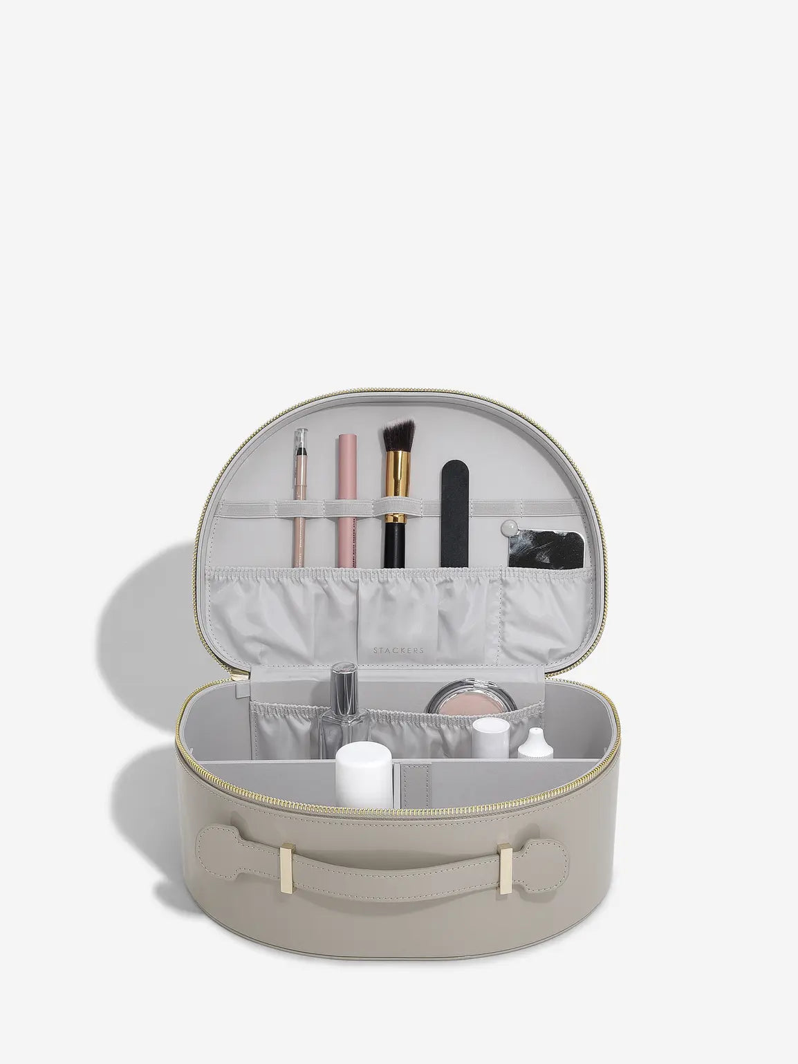 Stackers Vanity Case Gris Taupe Laqué