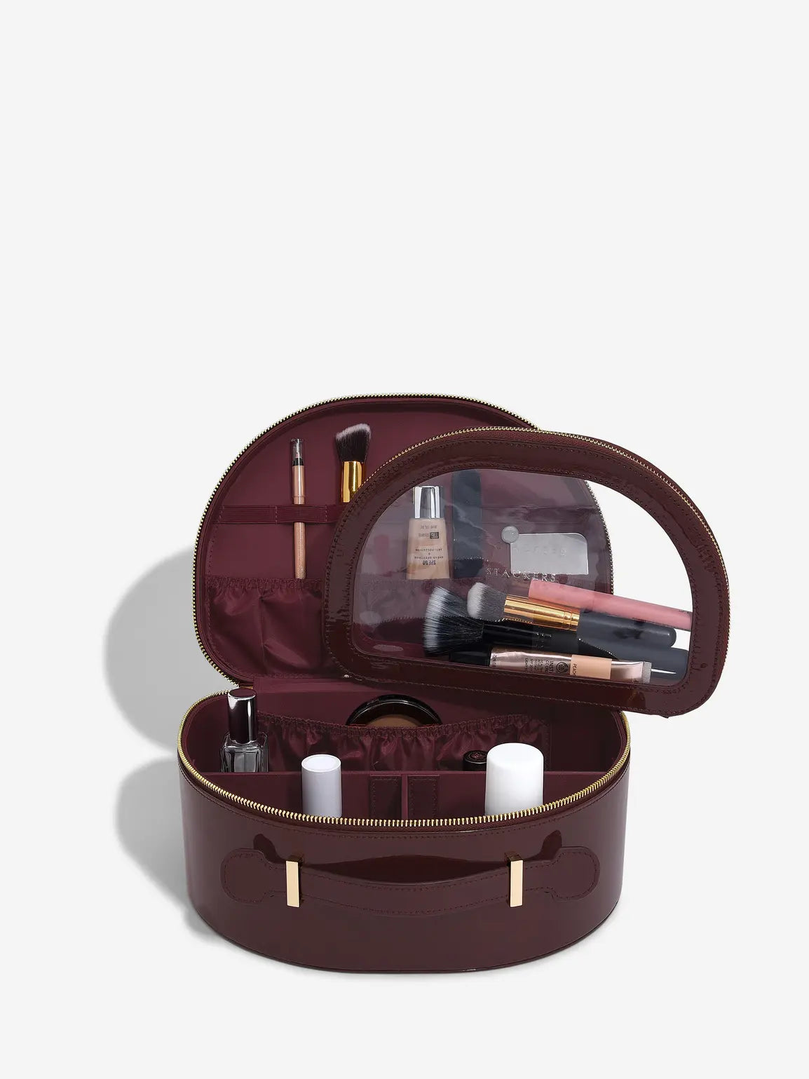 Stackers Beautycase Patent Cherry