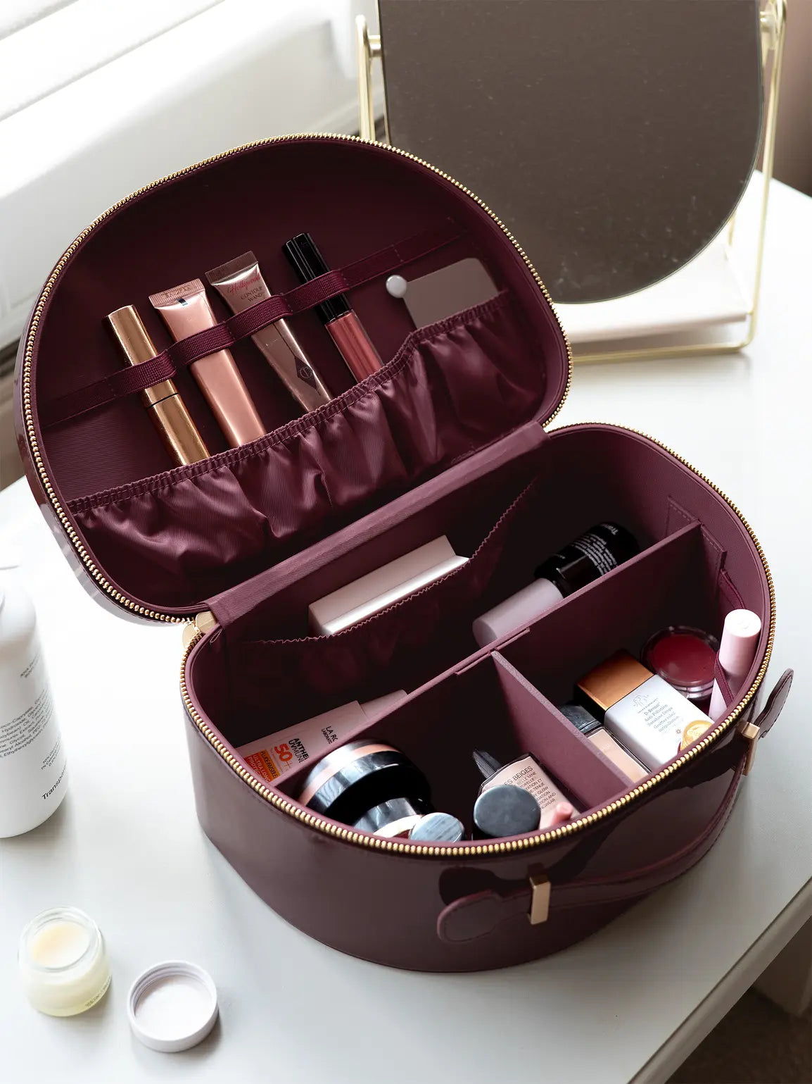 Stackers Beautycase Patent Cherry