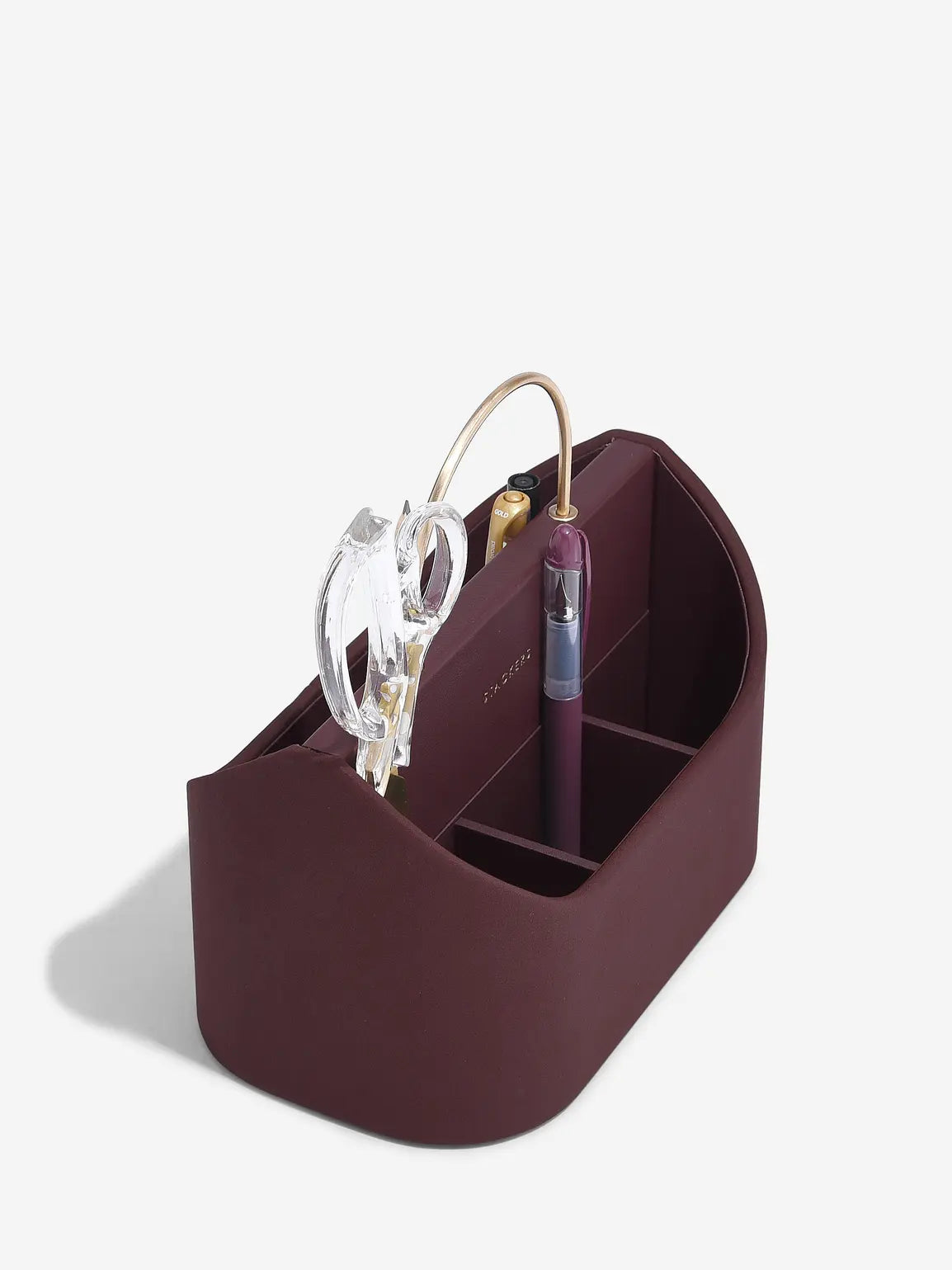 Stackers Desk Organizer Garnet Red