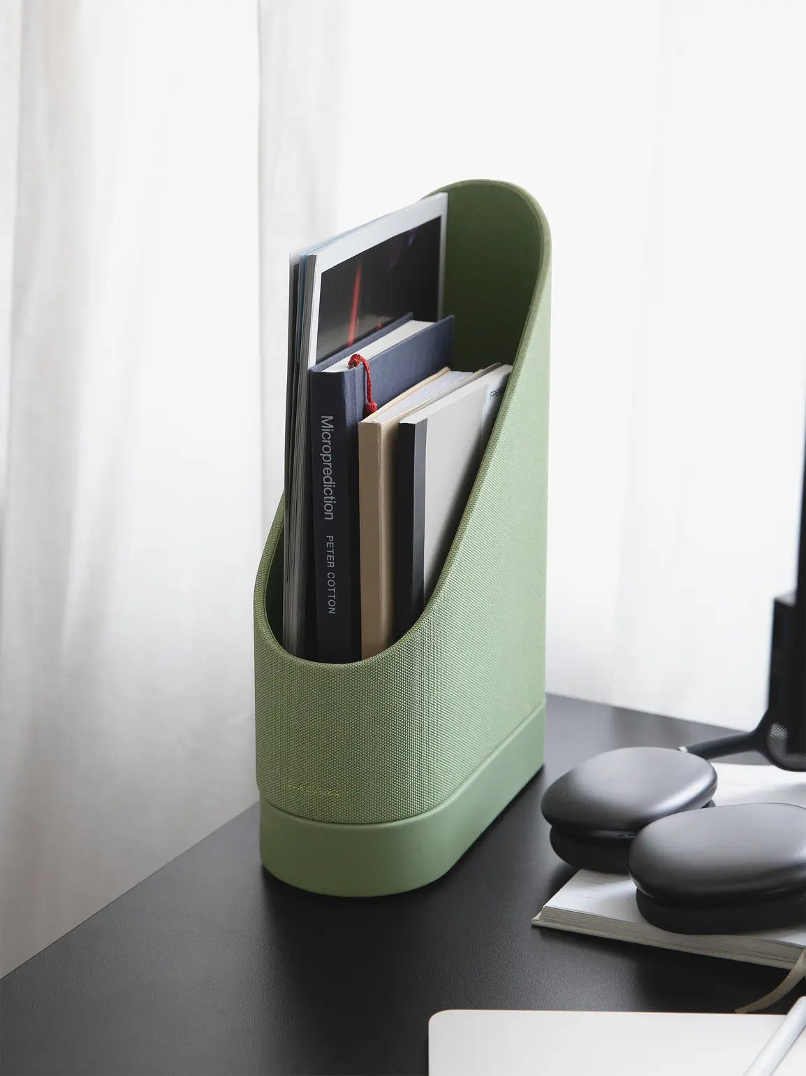 Stackers Magazine Holder Pistachio Green 