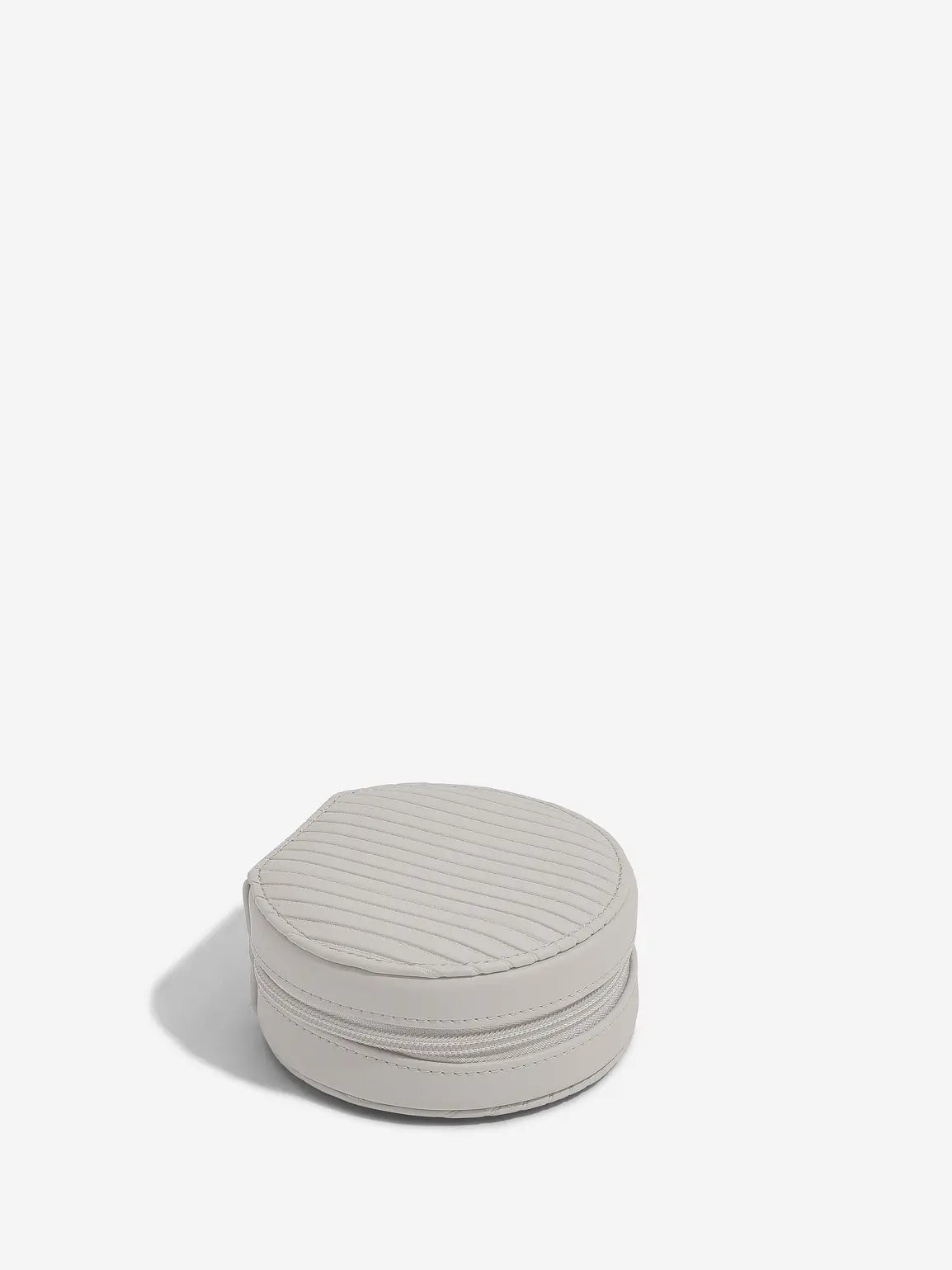 Stackers Round Travel Jewellery Box Limestone