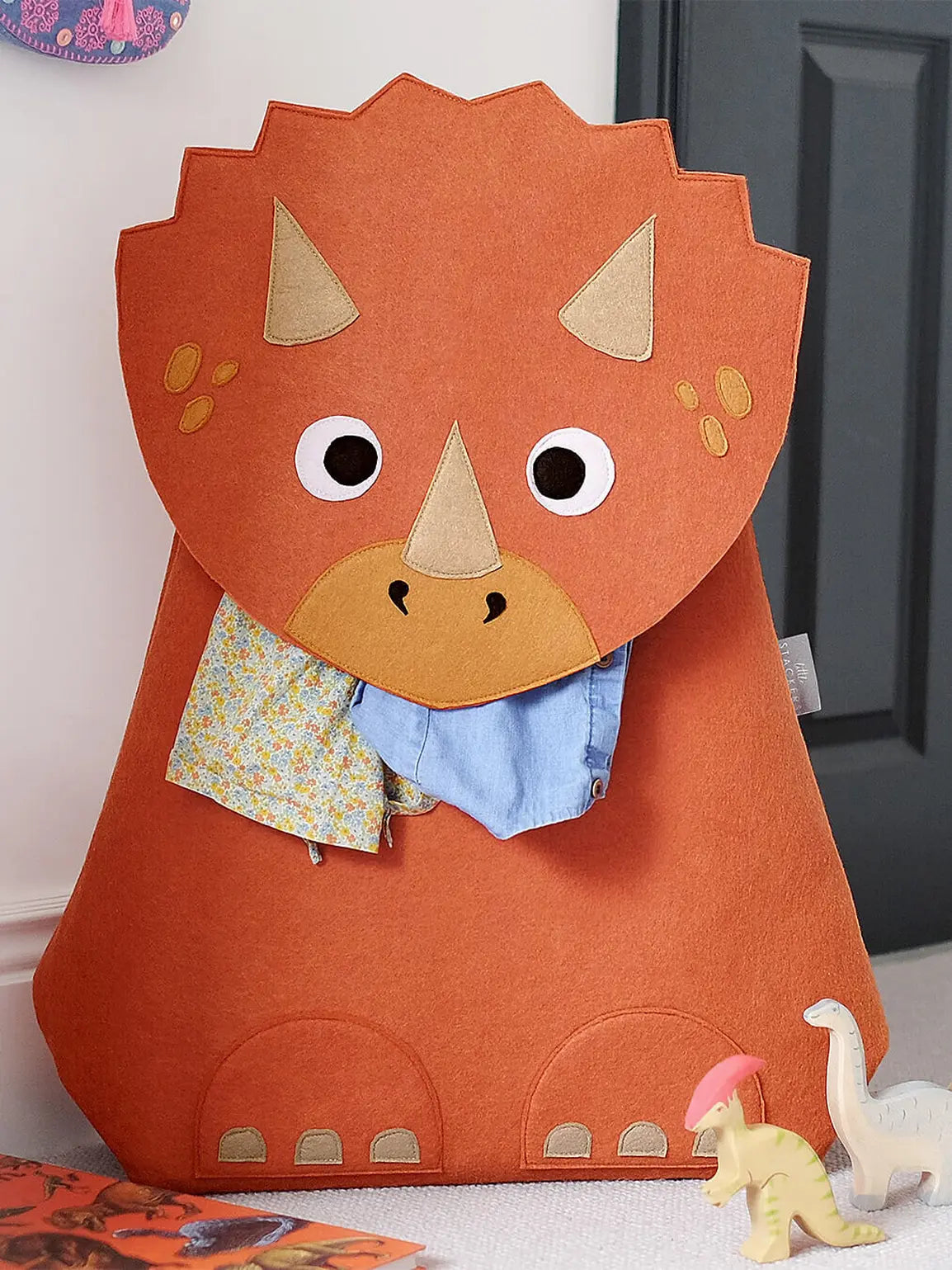 Little Stackers - Panier de rangement Triceratops