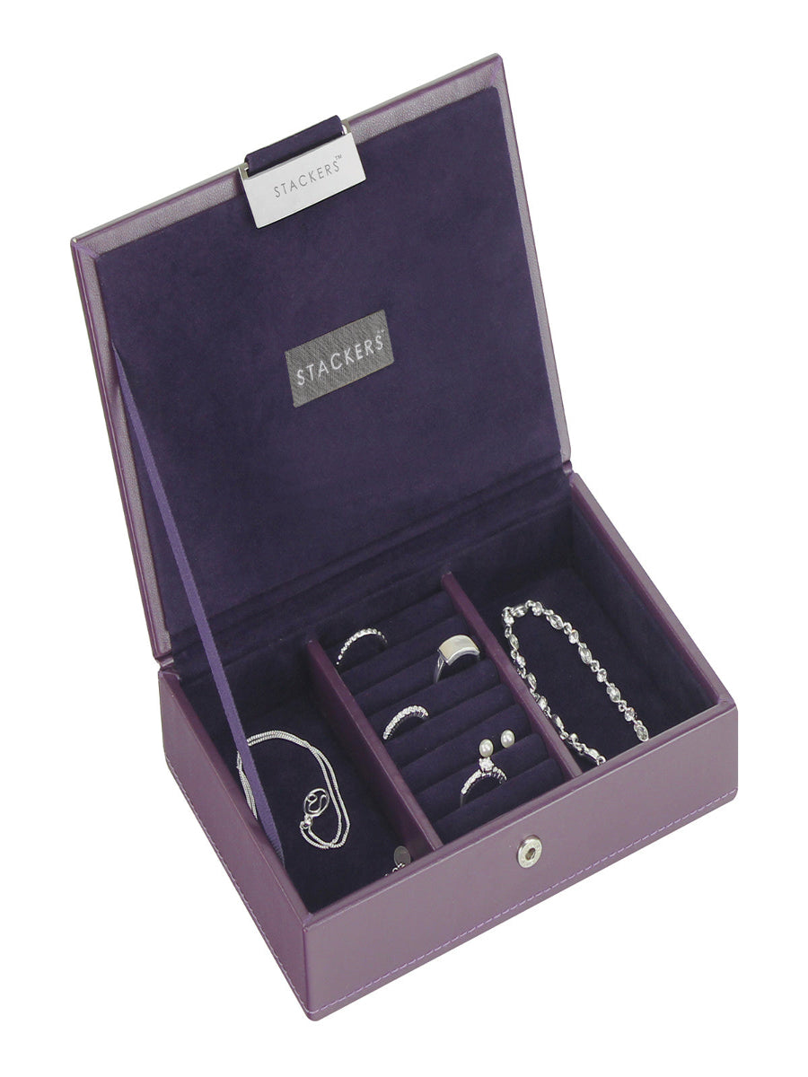 Stackers Couvercle pour mini-boîte à bijoux Violet