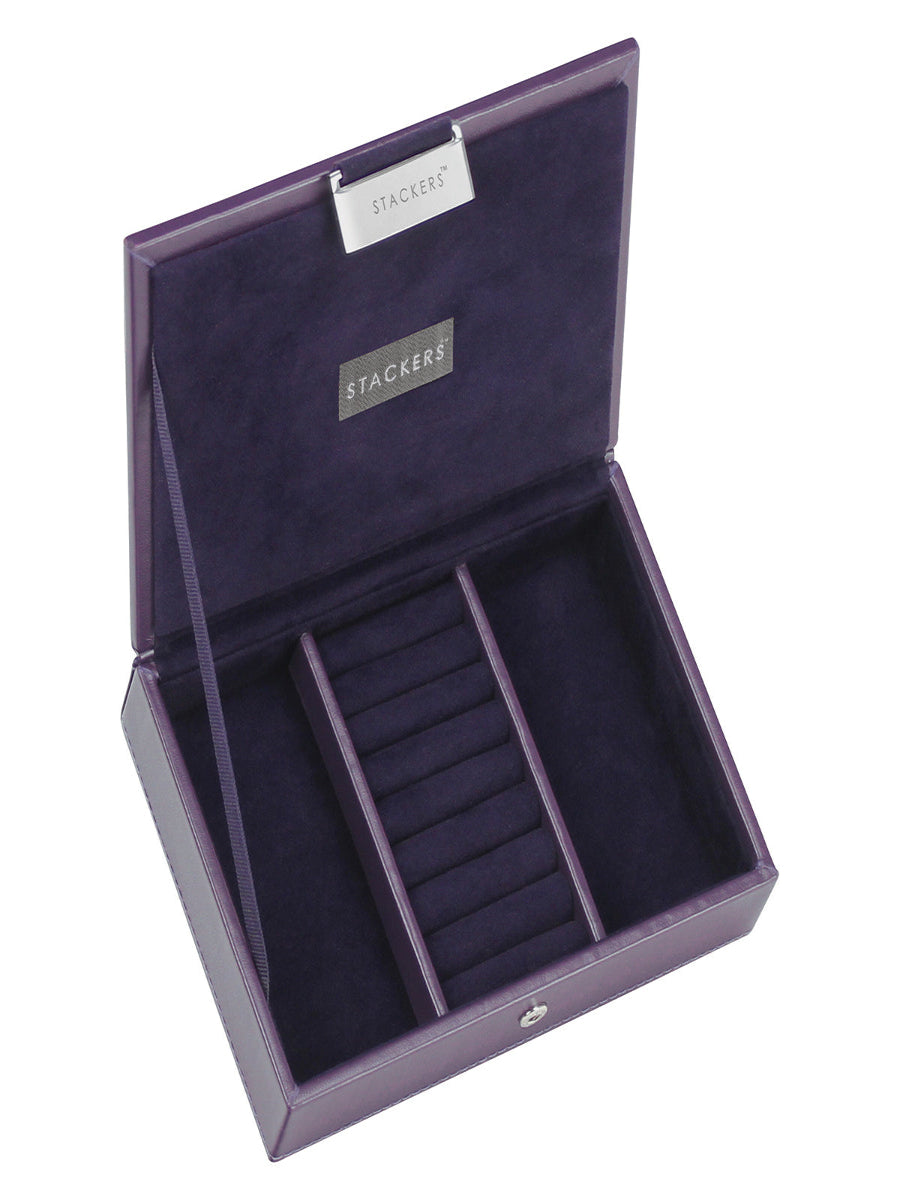 Stackers Couvercle pour mini-boîte à bijoux Violet
